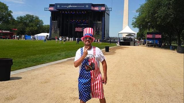 Uncle Sam’s Controversial Appearance at State Fair Raises Eyebrows